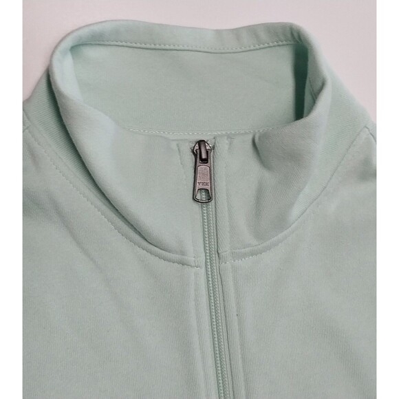 Amazon Essentials Men Small Mint Green Full Zip Sweatshirt Activewear Ltwt NWOT - Picture 5 of 13